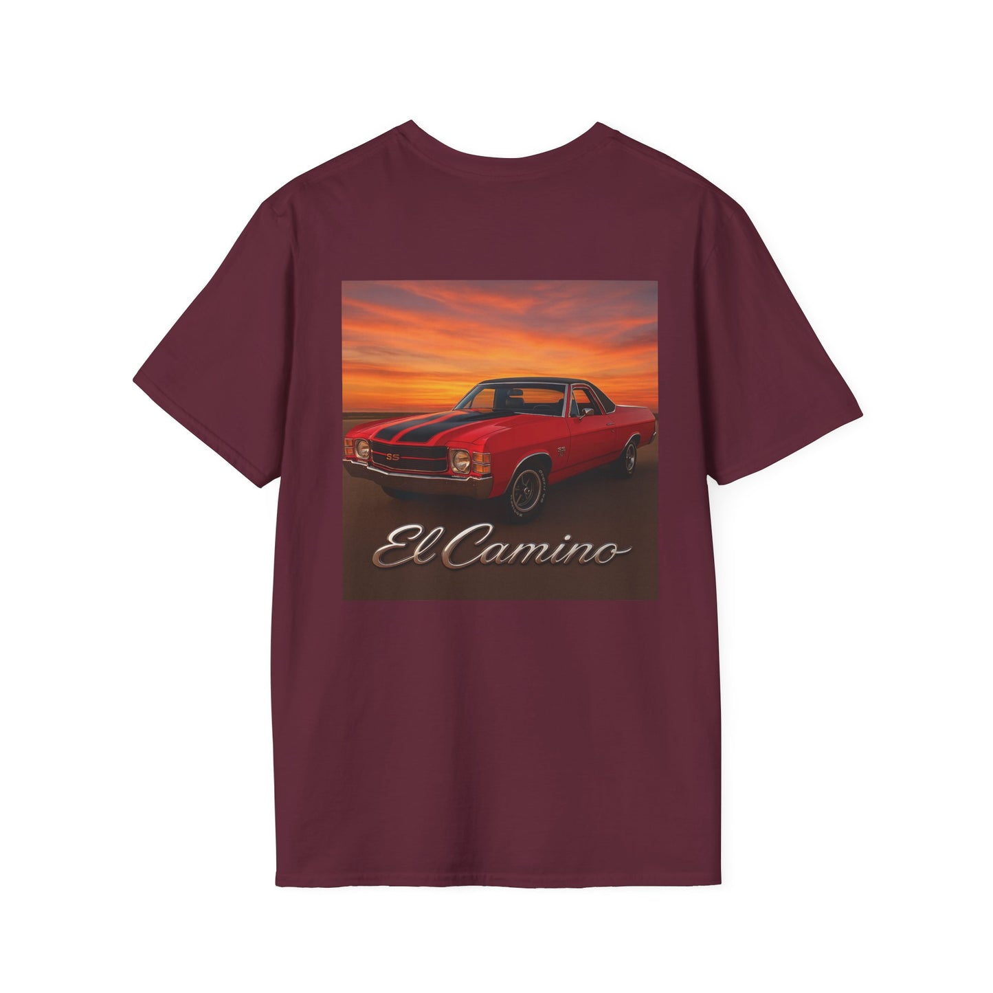 Chevy El Camino T-Shirt, Vintage Car Lover Gift, Classic Car Graphic Tee, Muscle