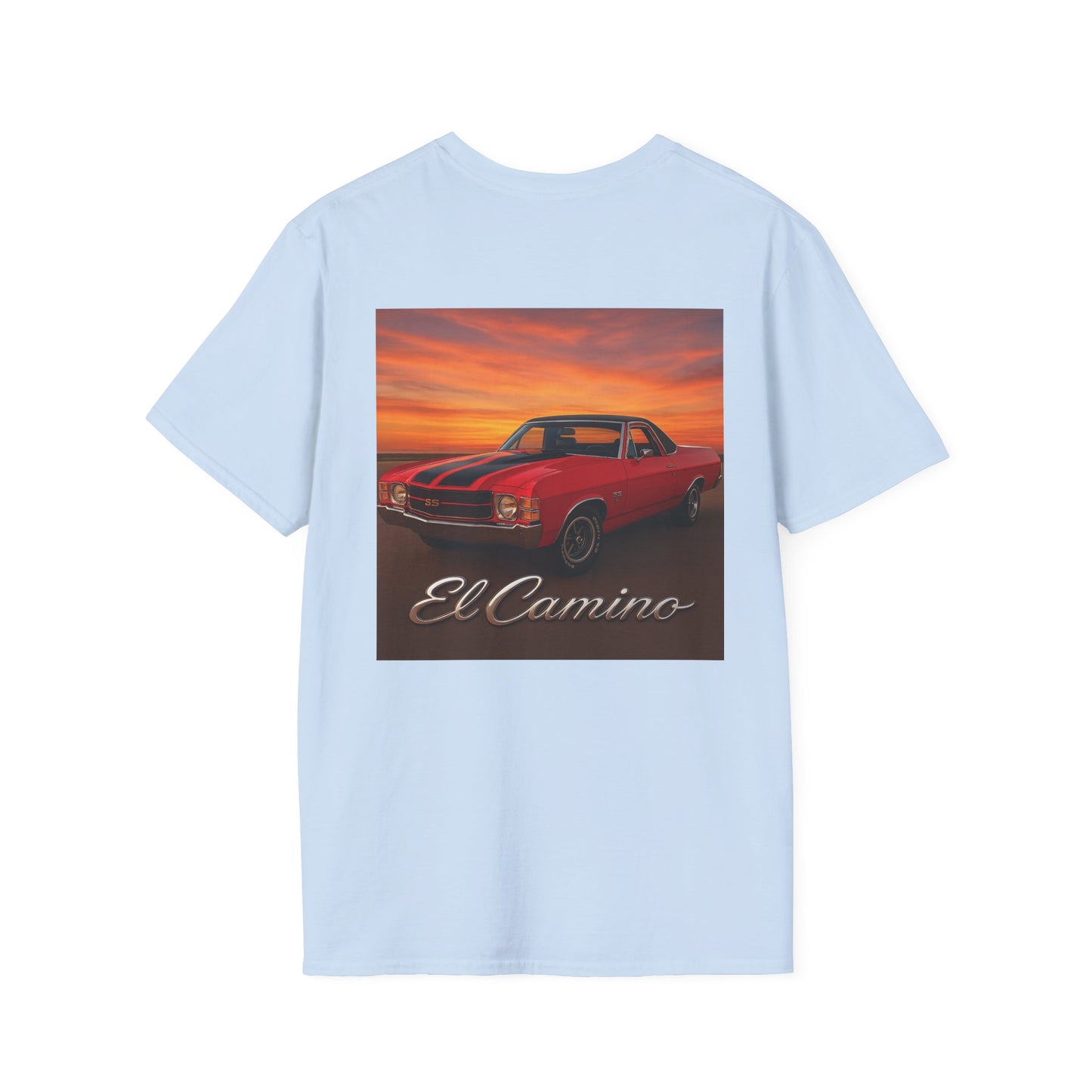 Chevy El Camino T-Shirt, Vintage Car Lover Gift, Classic Car Graphic Tee, Muscle