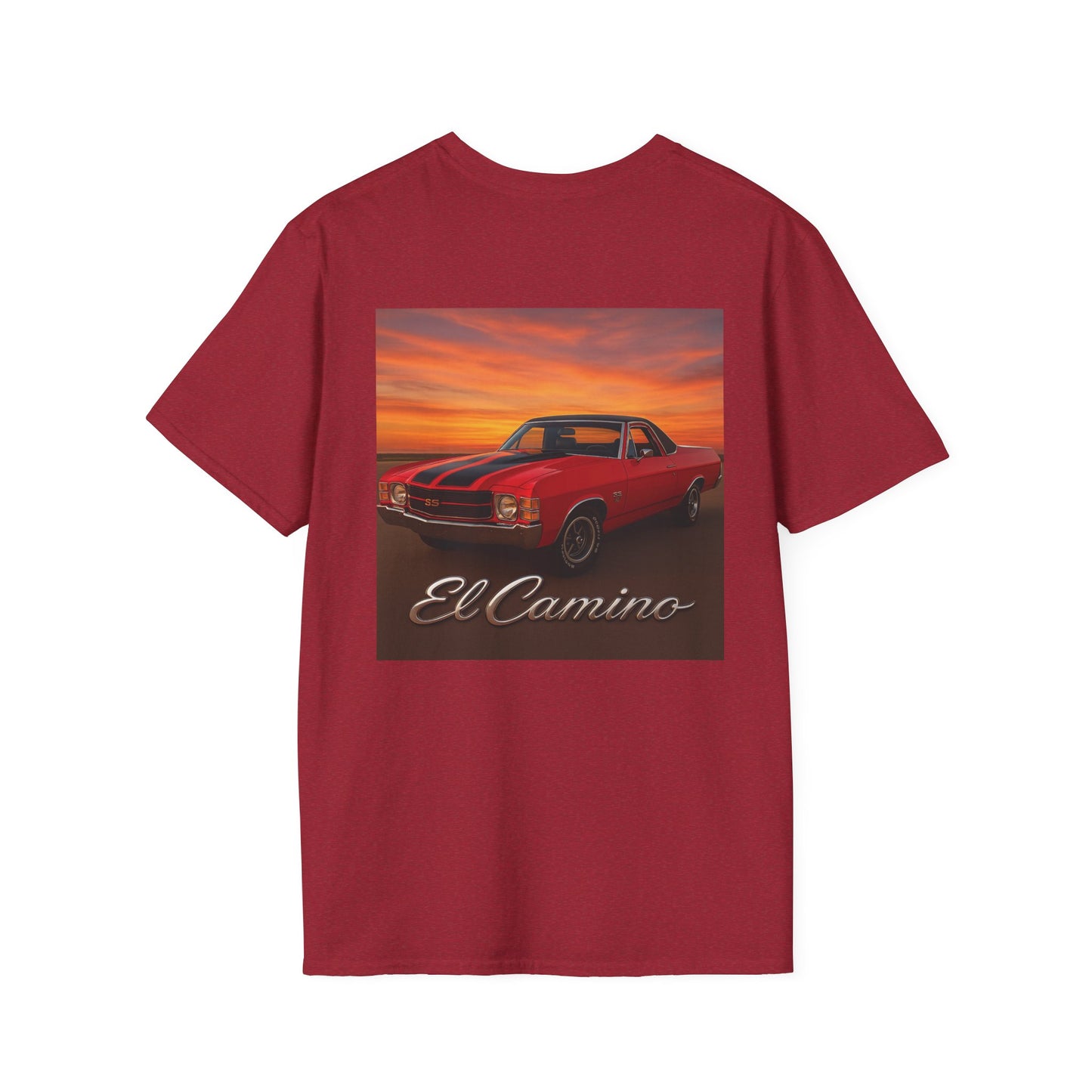 Chevy El Camino T-Shirt, Vintage Car Lover Gift, Classic Car Graphic Tee, Muscle
