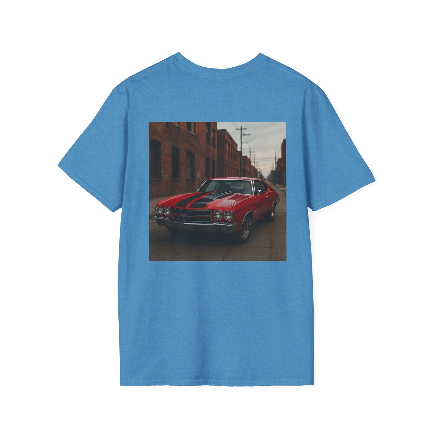 Classic Car Softstyle T-Shirt - Vintage 1970 Chevy Chevelle Design