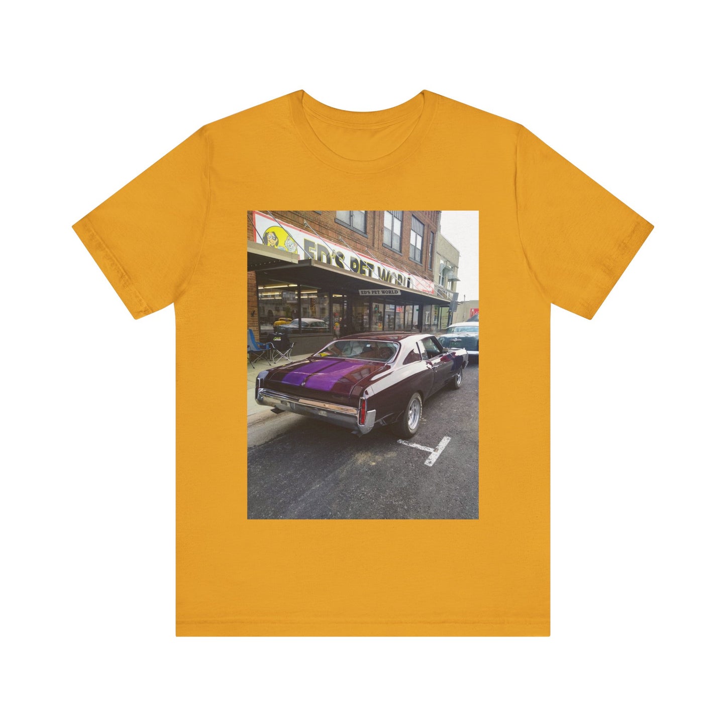 Musclecar Short Sleeve Tee - Chevy Monte Carlo Design