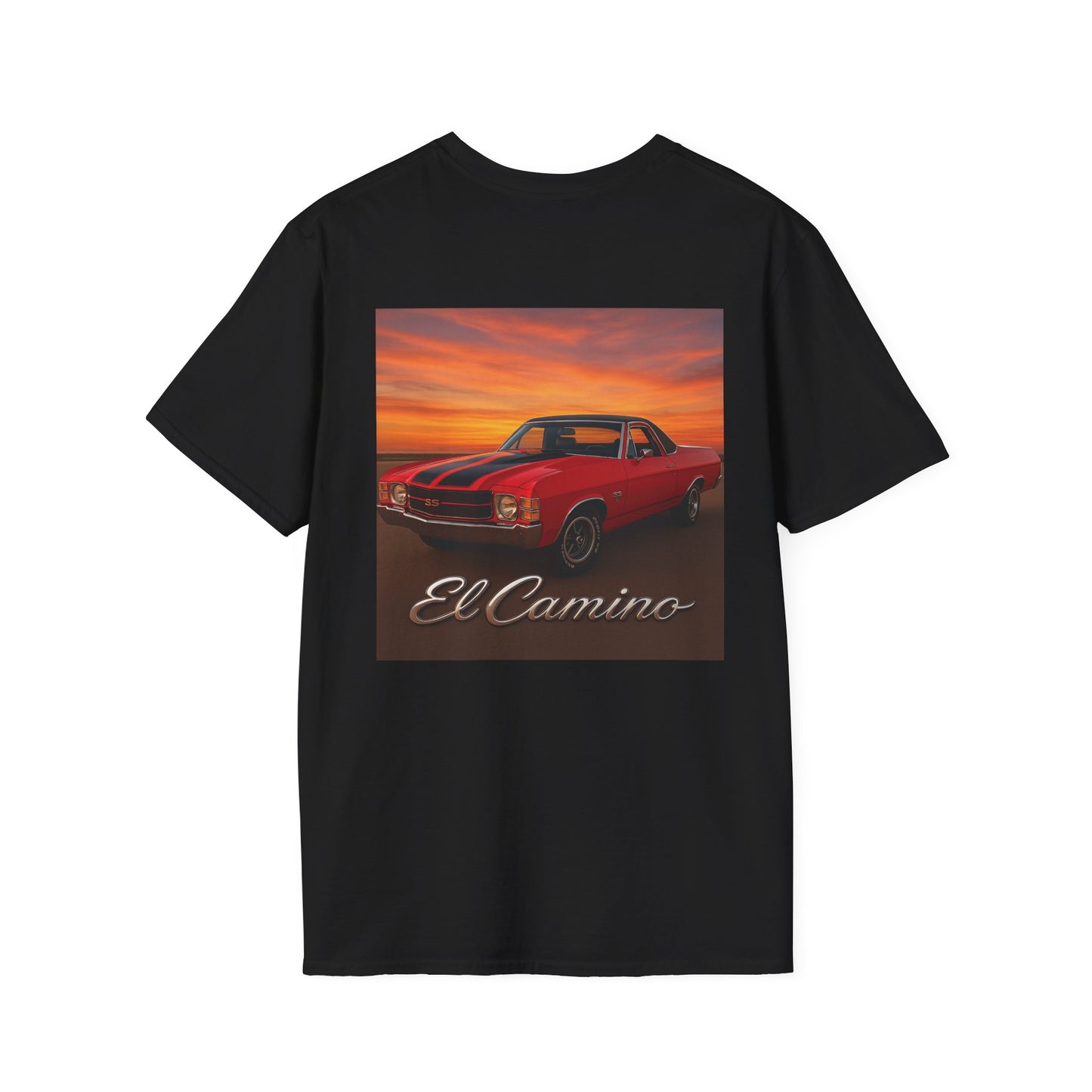 Chevy El Camino T-Shirt, Vintage Car Lover Gift, Classic Car Graphic Tee, Muscle