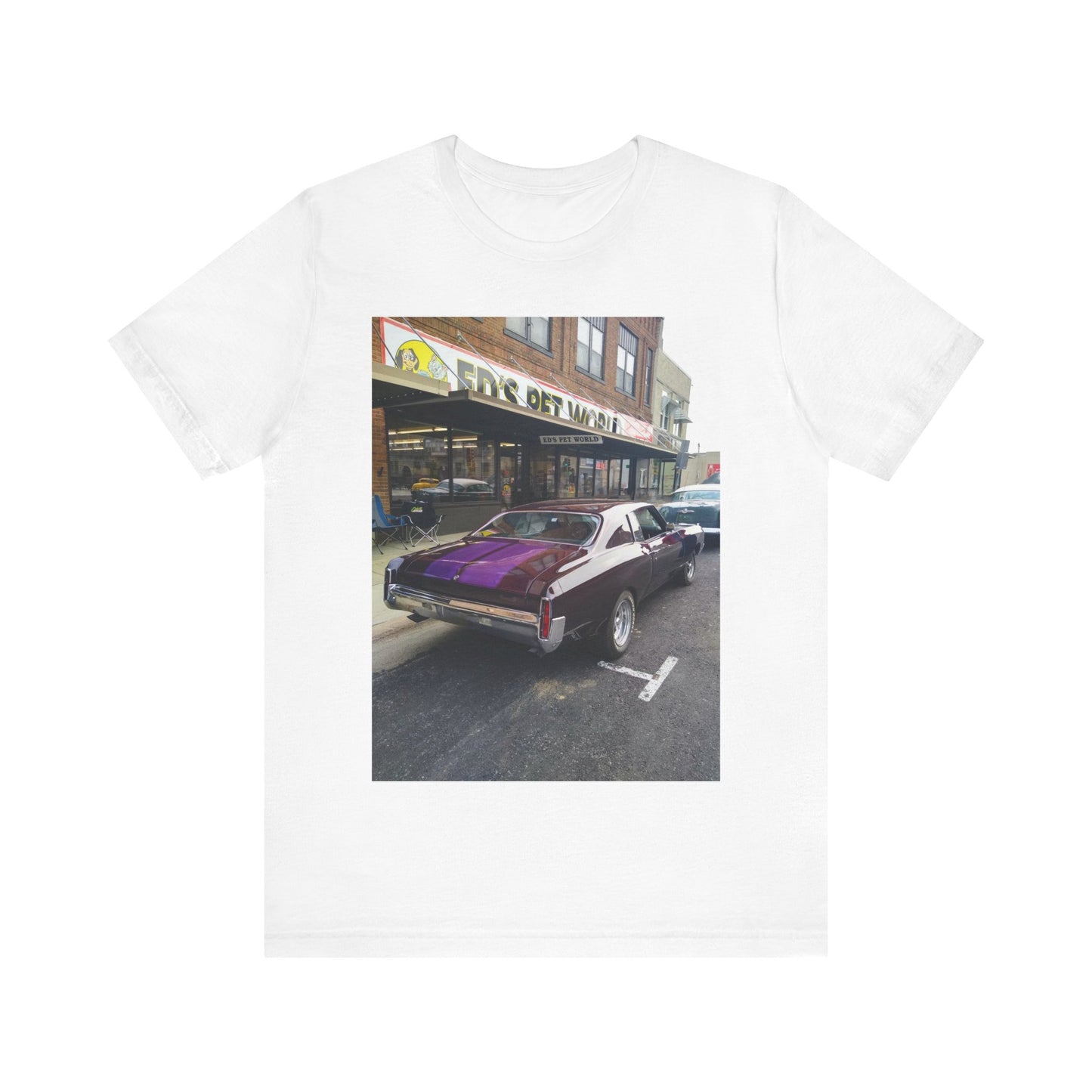 Musclecar Short Sleeve Tee - Chevy Monte Carlo Design