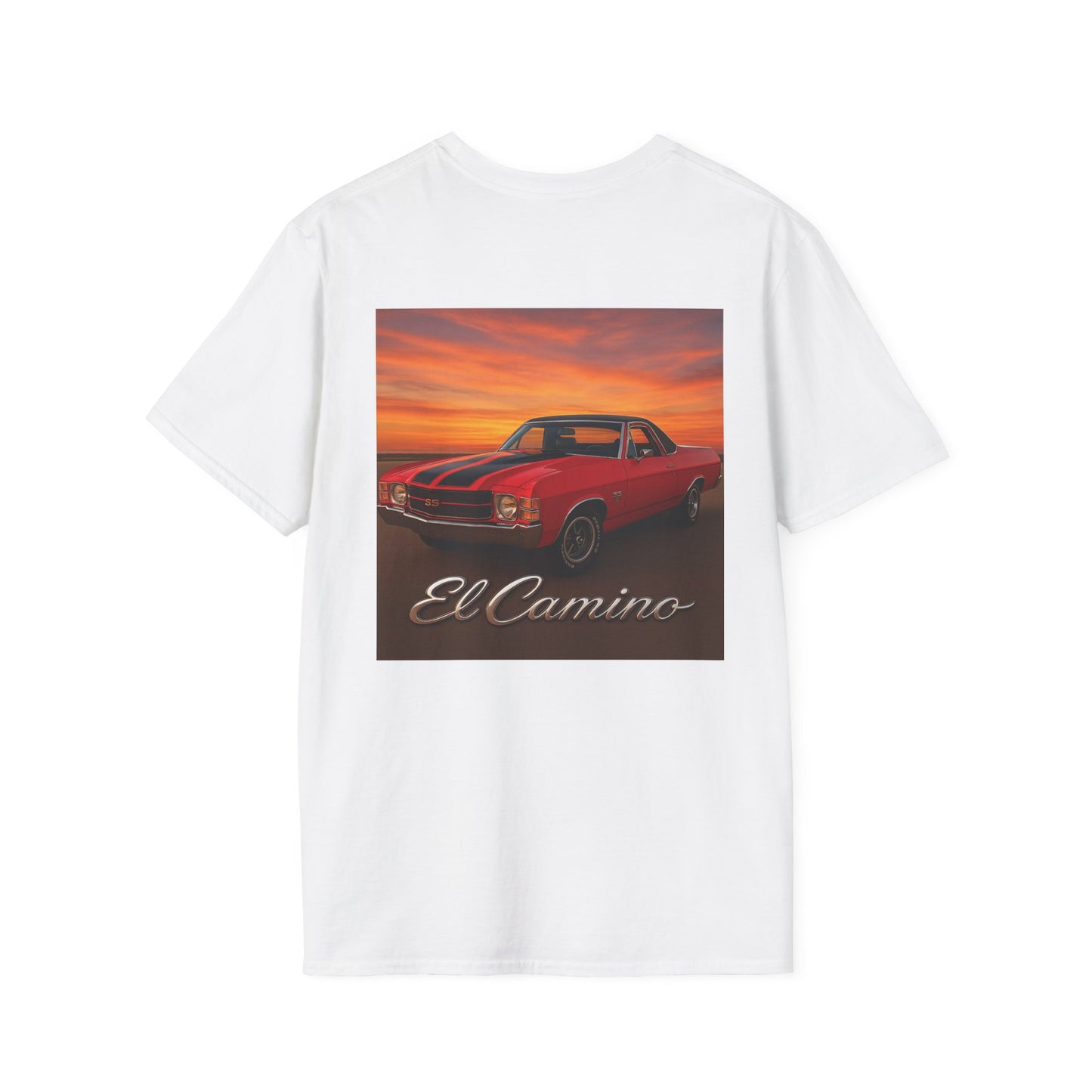 Chevy El Camino T-Shirt, Vintage Car Lover Gift, Classic Car Graphic Tee, Muscle