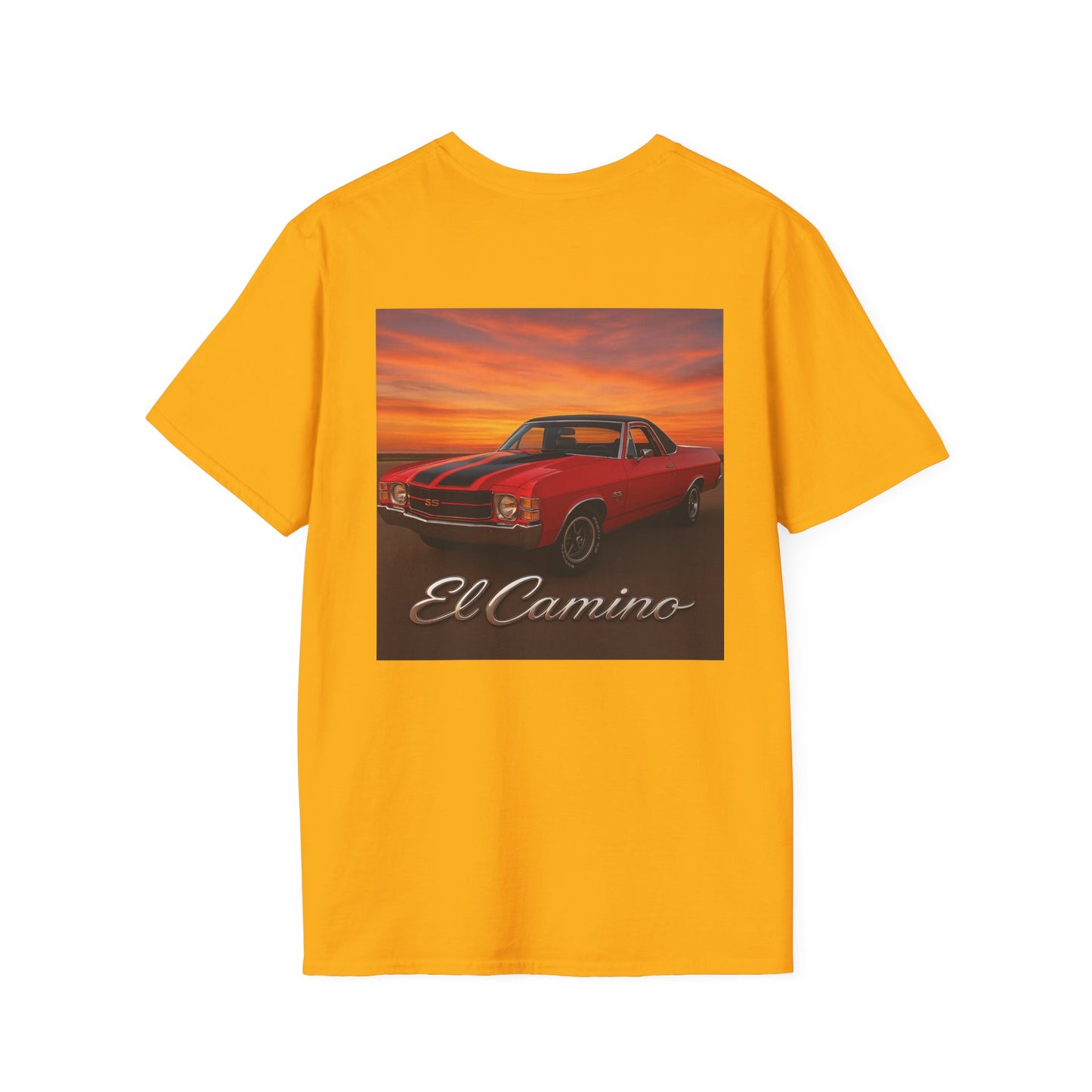 Chevy El Camino T-Shirt, Vintage Car Lover Gift, Classic Car Graphic Tee, Muscle