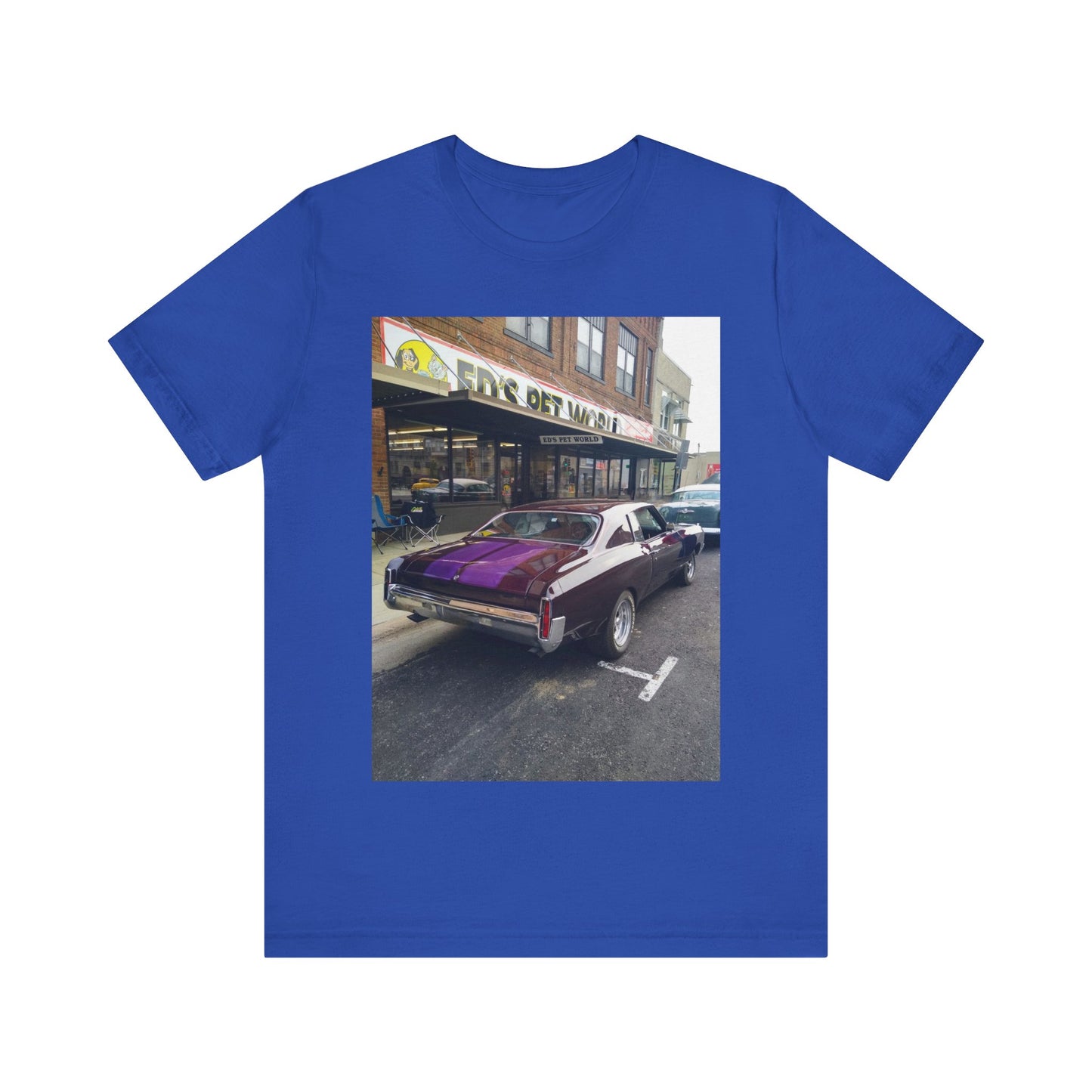 Musclecar Short Sleeve Tee - Chevy Monte Carlo Design