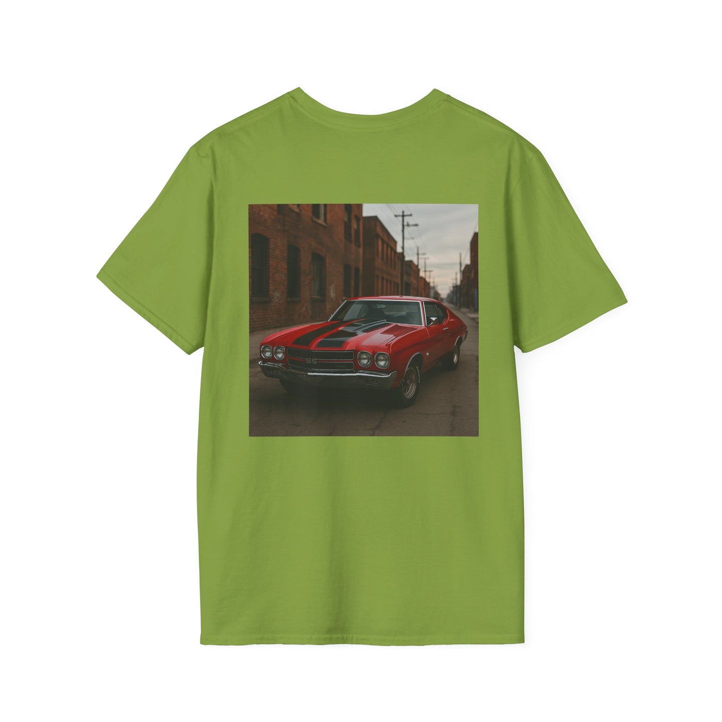 Classic Car Softstyle T-Shirt - Vintage 1970 Chevy Chevelle Design