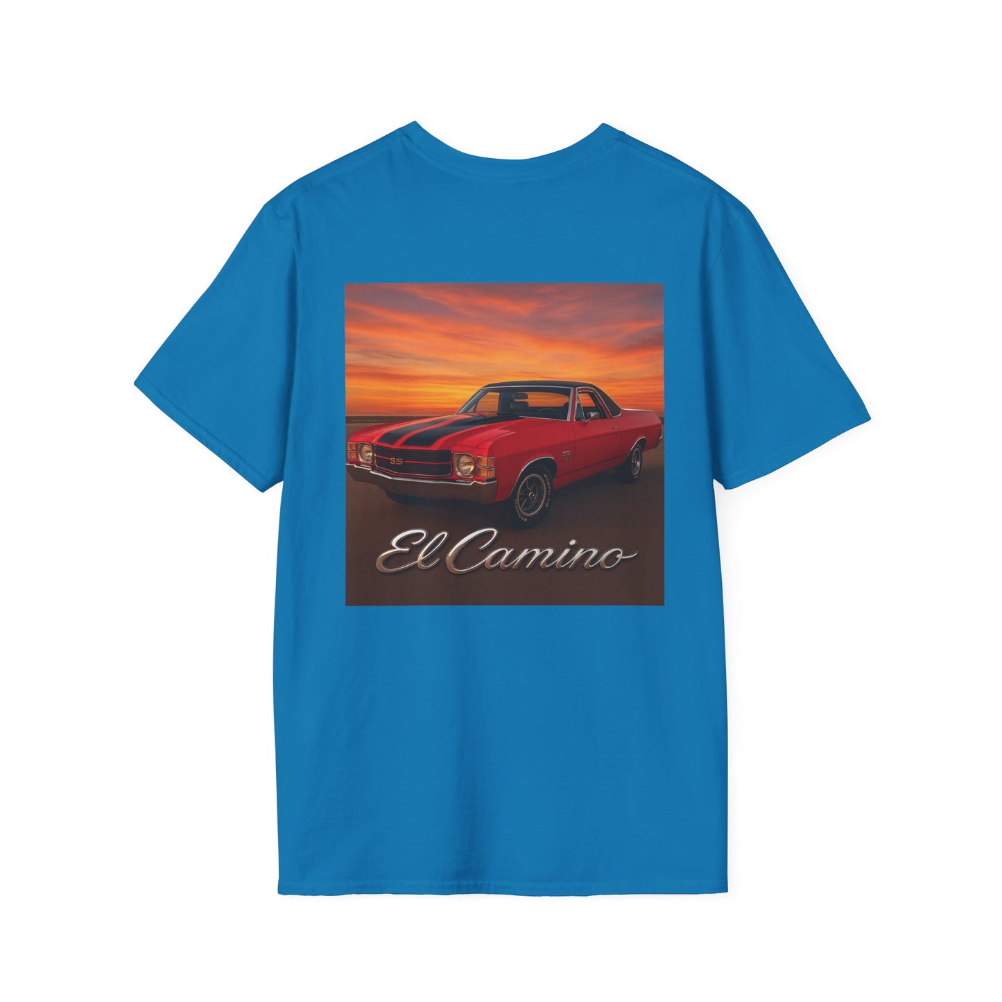 Chevy El Camino T-Shirt, Vintage Car Lover Gift, Classic Car Graphic Tee, Muscle