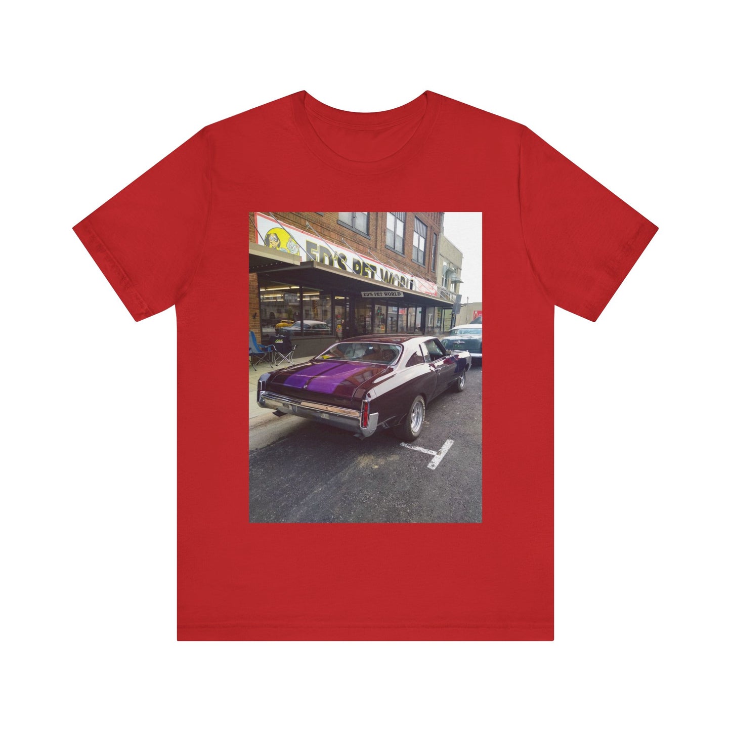 Musclecar Short Sleeve Tee - Chevy Monte Carlo Design