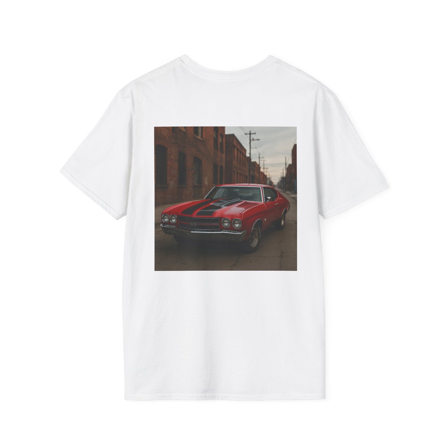 Classic Car Softstyle T-Shirt - Vintage 1970 Chevy Chevelle Design