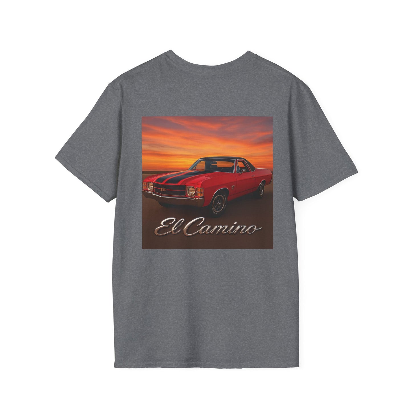 Chevy El Camino T-Shirt, Vintage Car Lover Gift, Classic Car Graphic Tee, Muscle