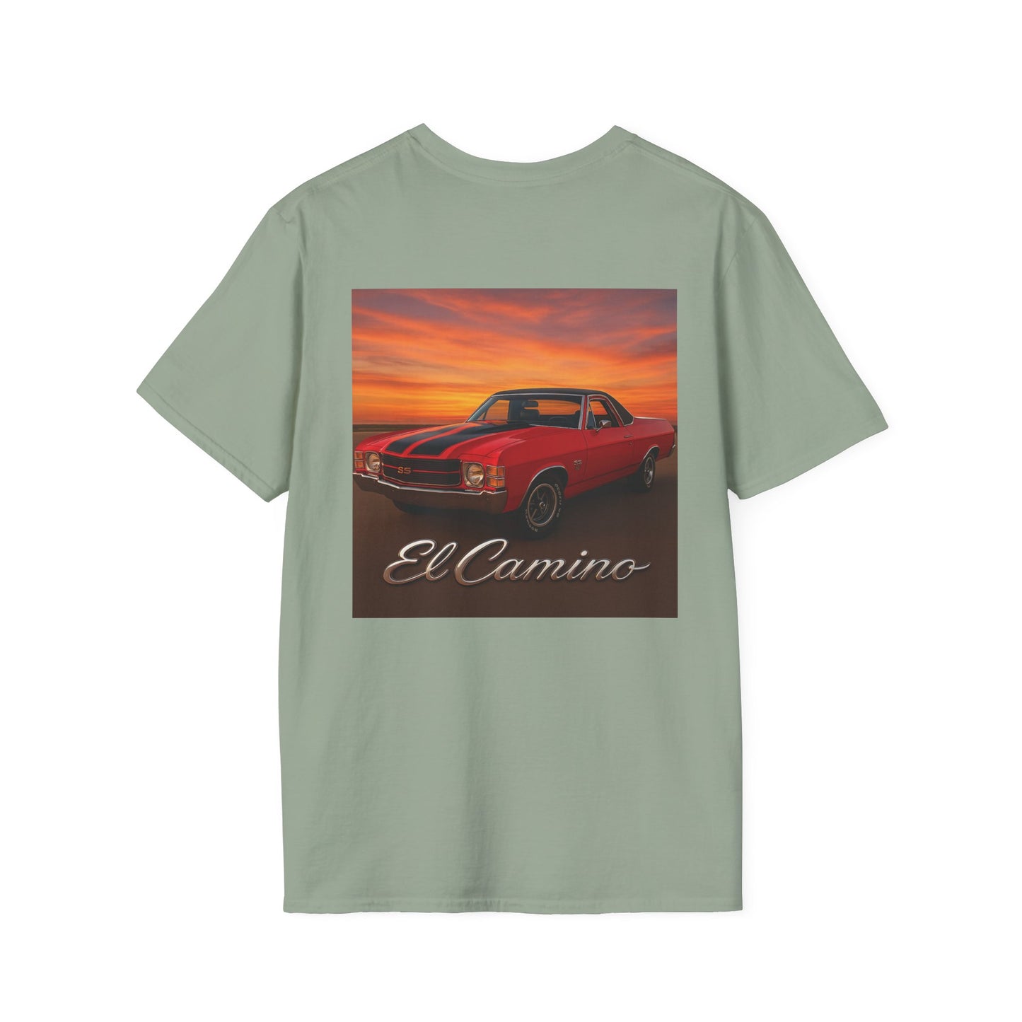 Chevy El Camino T-Shirt, Vintage Car Lover Gift, Classic Car Graphic Tee, Muscle