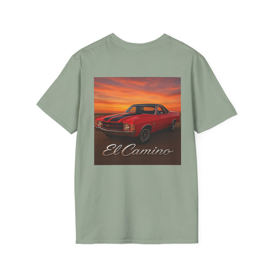 Chevy El Camino T-Shirt, Vintage Car Lover Gift, Classic Car Graphic Tee, Muscle