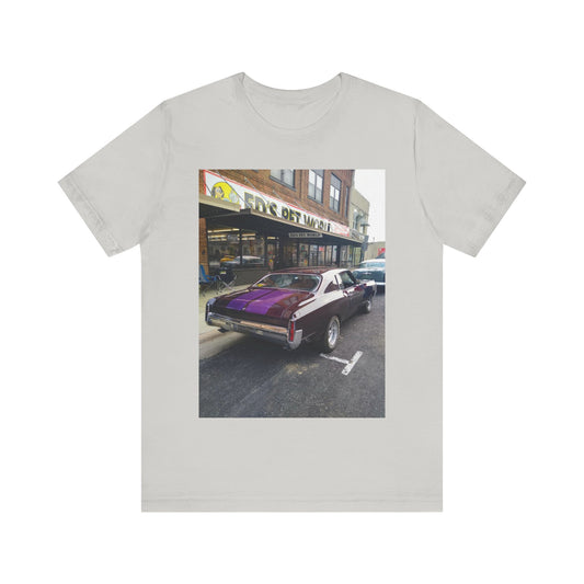 Musclecar Short Sleeve Tee - Chevy Monte Carlo Design