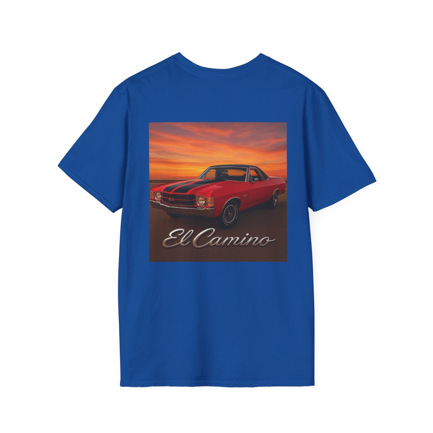 Chevy El Camino T-Shirt, Vintage Car Lover Gift, Classic Car Graphic Tee, Muscle