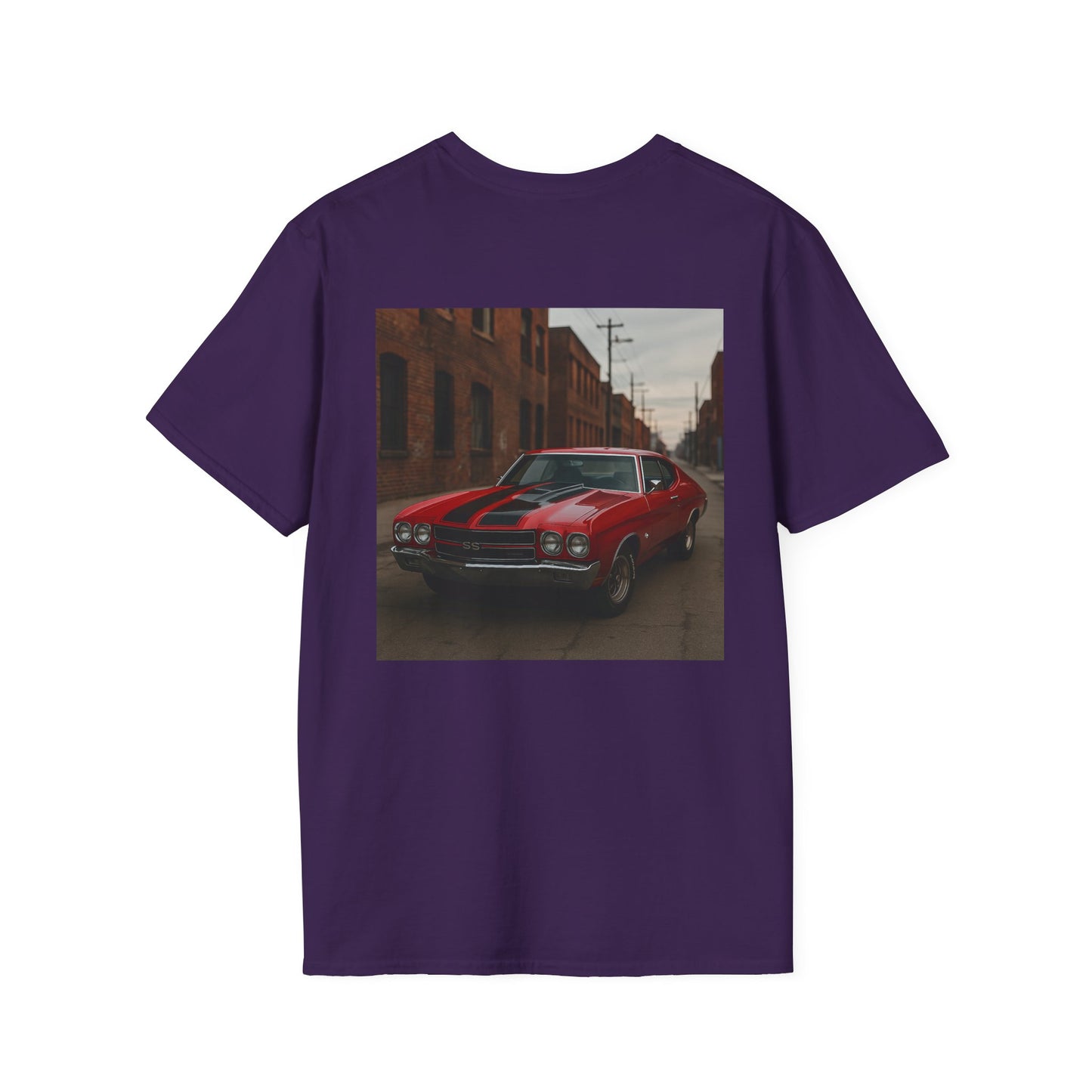 Classic Car Softstyle T-Shirt - Vintage 1970 Chevy Chevelle Design
