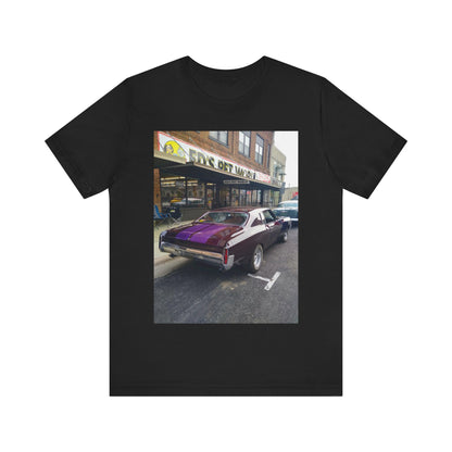 Musclecar Short Sleeve Tee - Chevy Monte Carlo Design