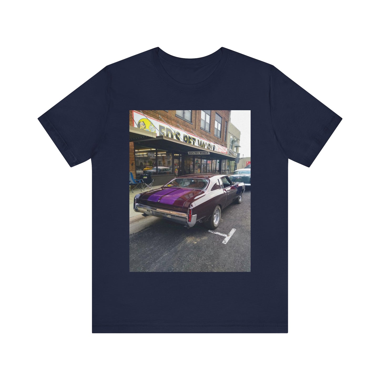 Musclecar Short Sleeve Tee - Chevy Monte Carlo Design