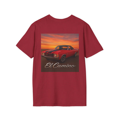 Chevy El Camino T-Shirt, Vintage Car Lover Gift, Classic Car Graphic Tee, Muscle