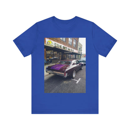 Musclecar Short Sleeve Tee - Chevy Monte Carlo Design