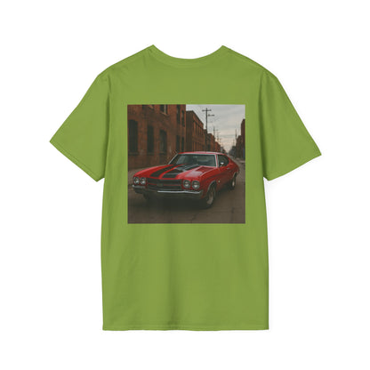 Classic Car Softstyle T-Shirt - Vintage 1970 Chevy Chevelle Design