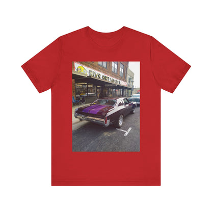 Musclecar Short Sleeve Tee - Chevy Monte Carlo Design