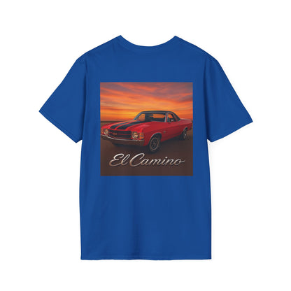 Chevy El Camino T-Shirt, Vintage Car Lover Gift, Classic Car Graphic Tee, Muscle
